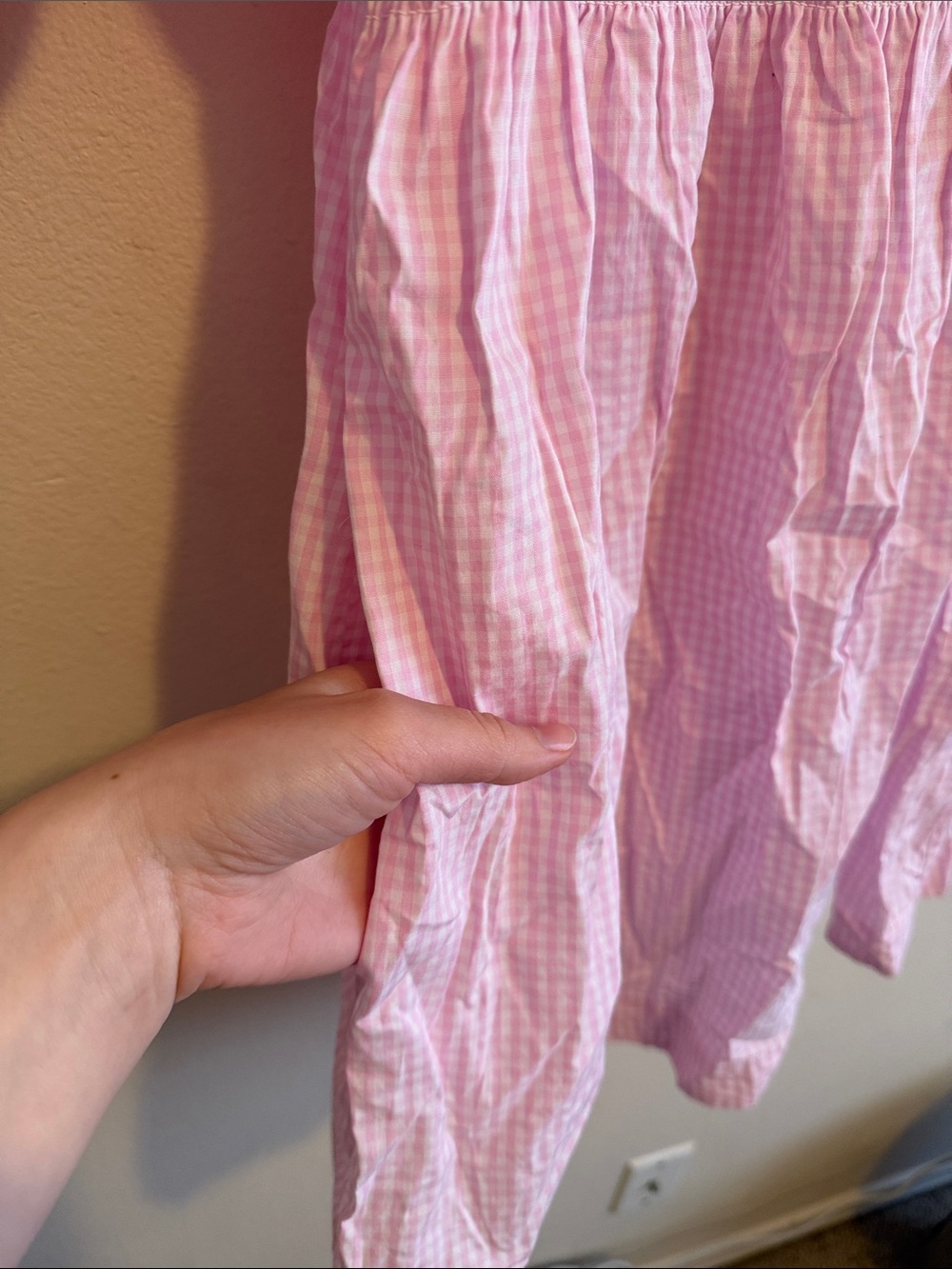 Hill House Pink Gingham Puff-Sleeve Athena Dress - Picture 4 of 6